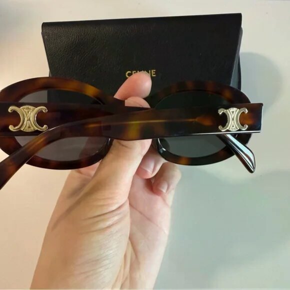 Celine Triomphe 01 Oval Sunglasses main image 5